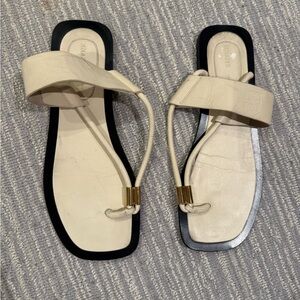 Khaite Devoe leather Sandals size 40 (10)
